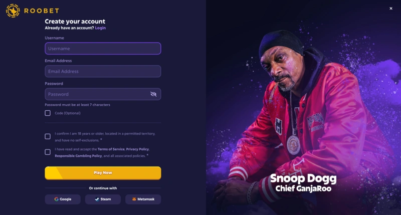Roobet Login